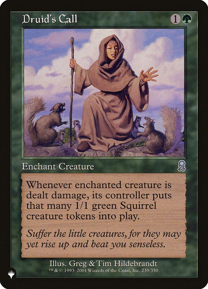 Druid's Call [The List] | Jomio and Rueliete's Cards and Comics