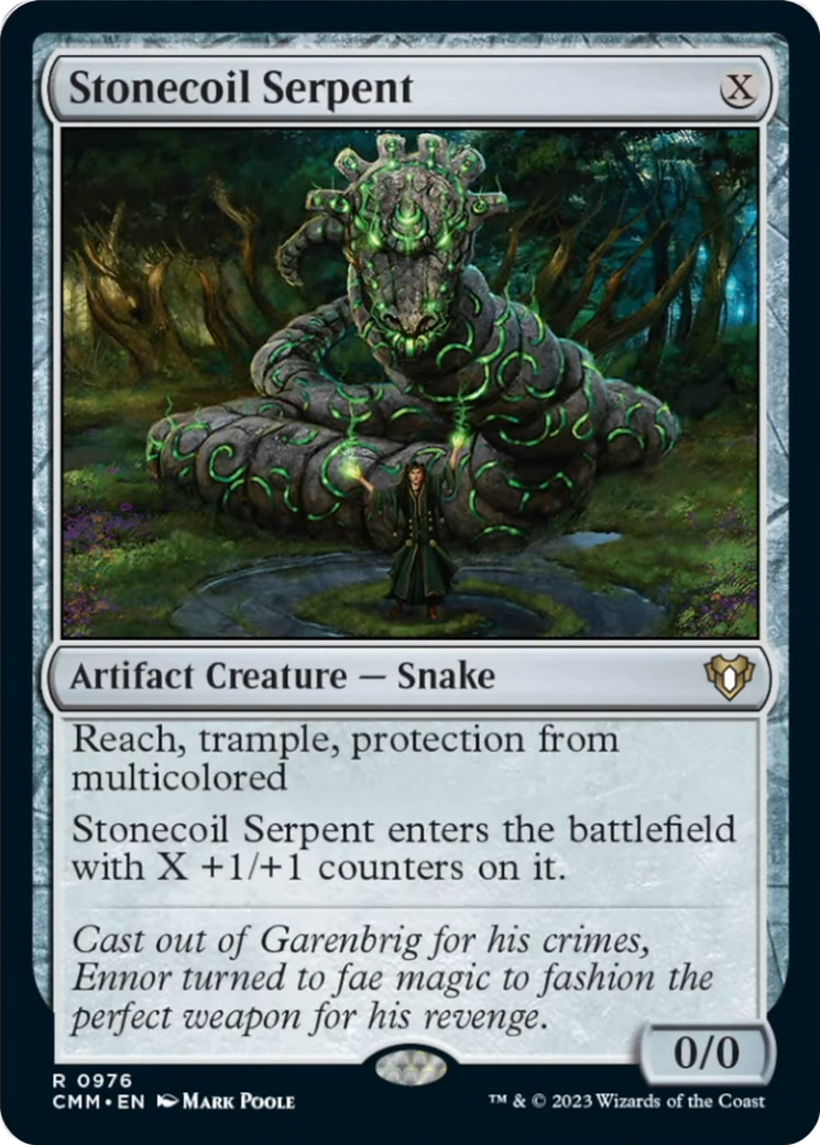 Stonecoil Serpent [Commander Masters] | Jomio and Rueliete's Cards and Comics