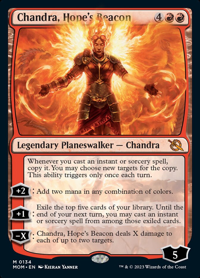 Chandra, Hope's Beacon [March of the Machine] | Jomio and Rueliete's Cards and Comics