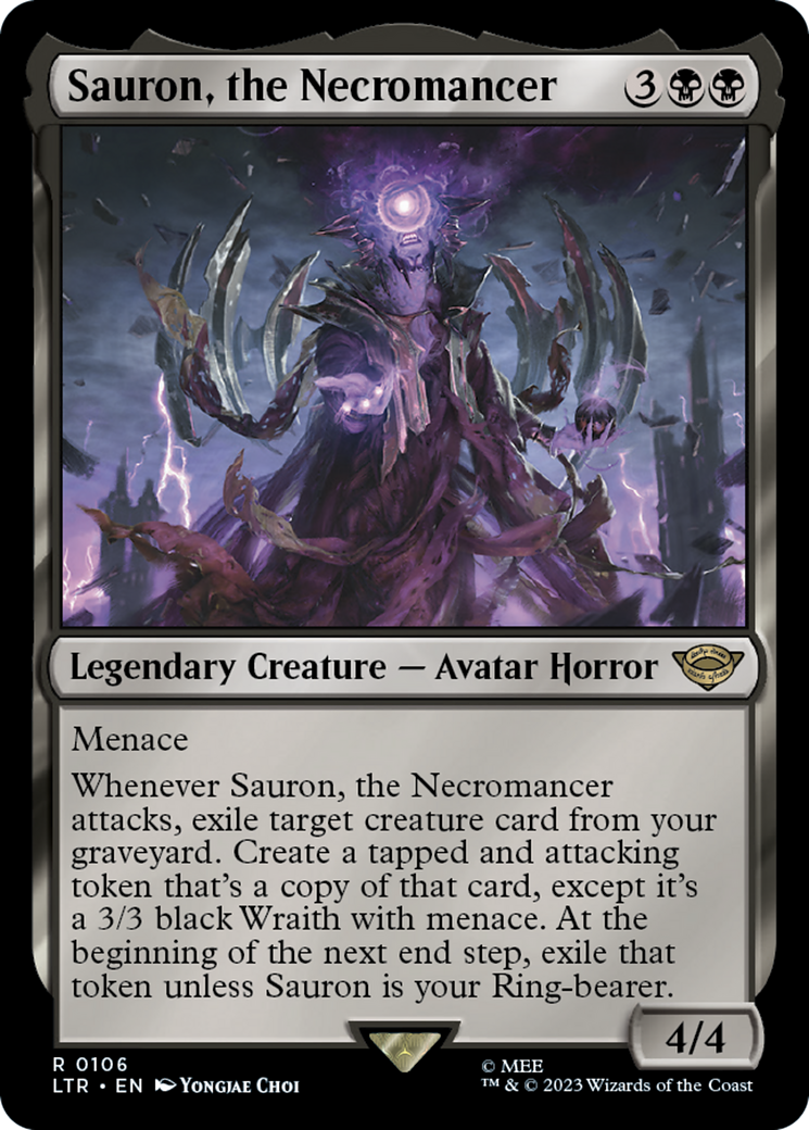 Sauron, the Necromancer [The Lord of the Rings: Tales of Middle-Earth] | Jomio and Rueliete's Cards and Comics