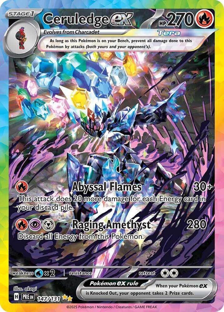 Ceruledge ex (147/131) [Scarlet & Violet: Prismatic Evolutions] | Jomio and Rueliete's Cards and Comics