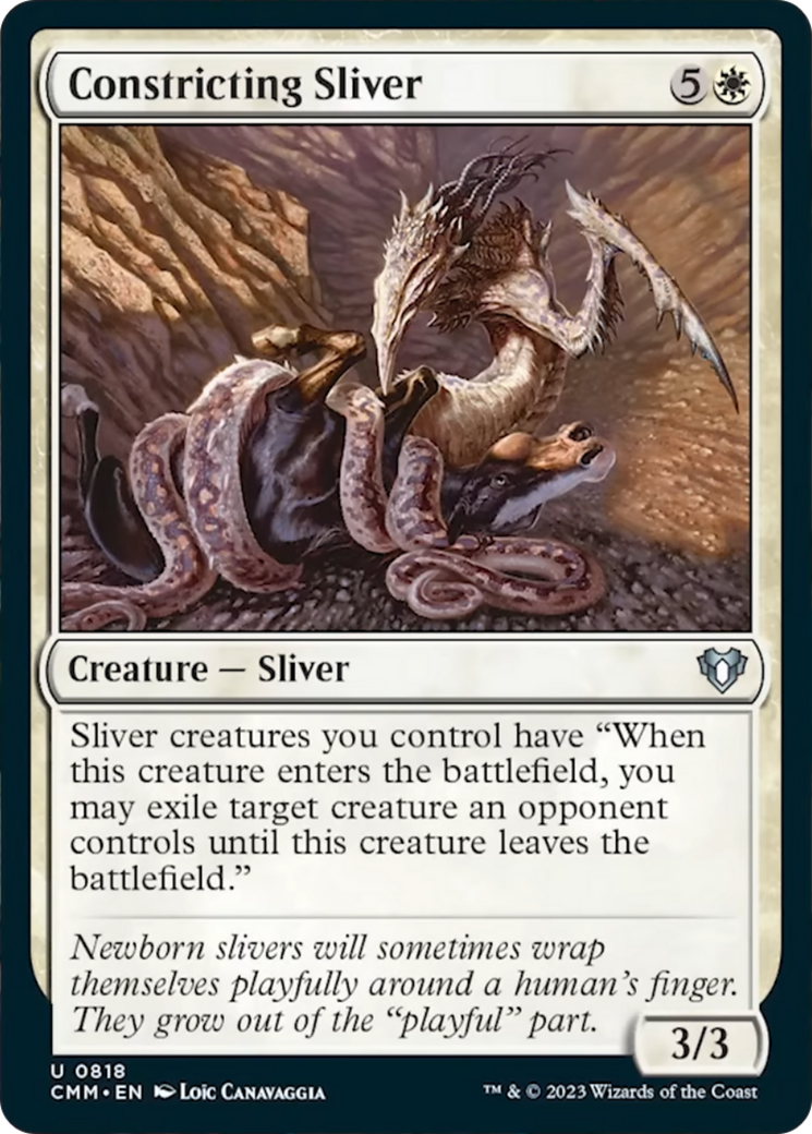 Constricting Sliver [Commander Masters] | Jomio and Rueliete's Cards and Comics