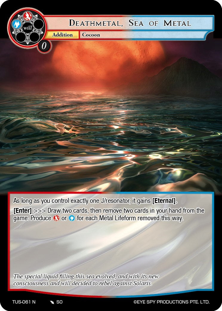 Deathmetal, Sea of Metal (TUS-061 N) [The Underworld of Secrets] | Jomio and Rueliete's Cards and Comics
