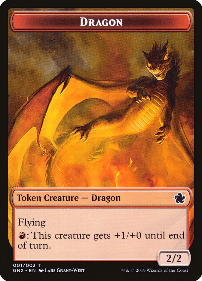 Dragon Token (001/003) [Game Night 2019 Tokens] | Jomio and Rueliete's Cards and Comics