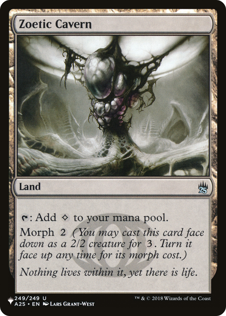 Zoetic Cavern [The List] | Jomio and Rueliete's Cards and Comics