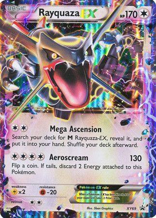 Rayquaza EX (XY69) (Jumbo Card) [XY: Black Star Promos] | Jomio and Rueliete's Cards and Comics