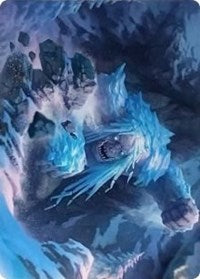 Icehide Troll Art Card [Kaldheim Art Series] | Jomio and Rueliete's Cards and Comics