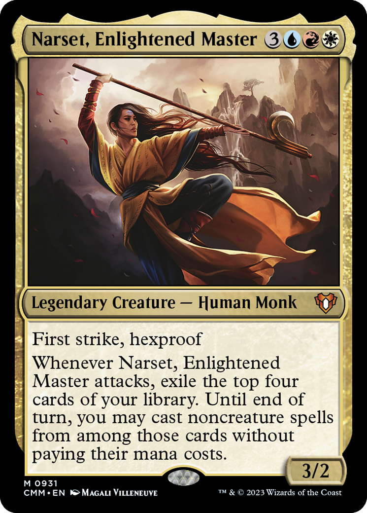 Narset, Enlightened Master [Commander Masters] | Jomio and Rueliete's Cards and Comics