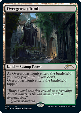 Overgrown Tomb [Secret Lair Drop Series] | Jomio and Rueliete's Cards and Comics