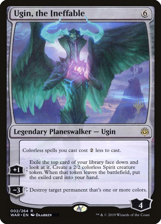Ugin, the Ineffable (Promo Pack) [War of the Spark Promos] | Jomio and Rueliete's Cards and Comics