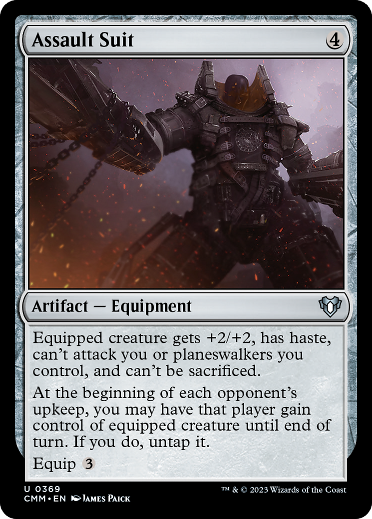Assault Suit [Commander Masters] | Jomio and Rueliete's Cards and Comics
