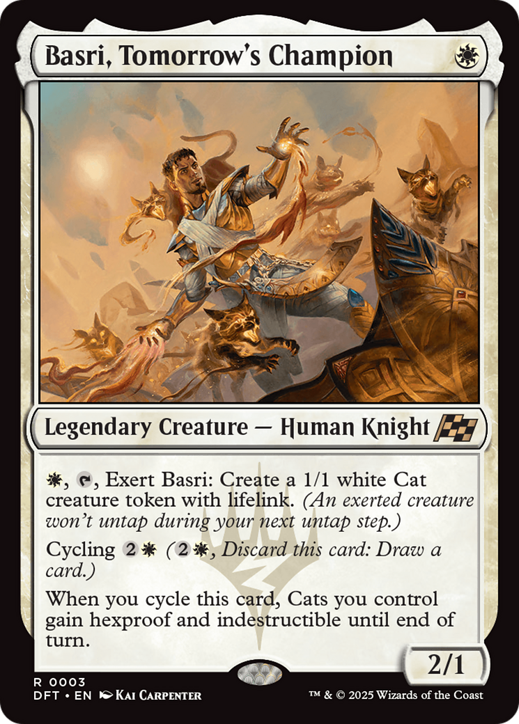 Basri, Tomorrow's Champion [Aetherdrift] | Jomio and Rueliete's Cards and Comics