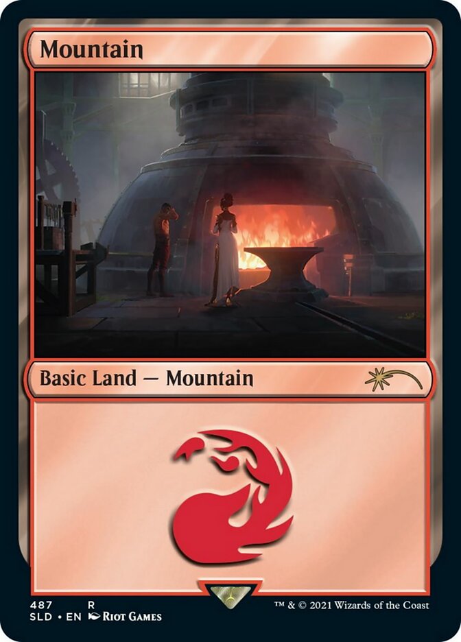 Mountain (487) [Secret Lair Drop Series] | Jomio and Rueliete's Cards and Comics