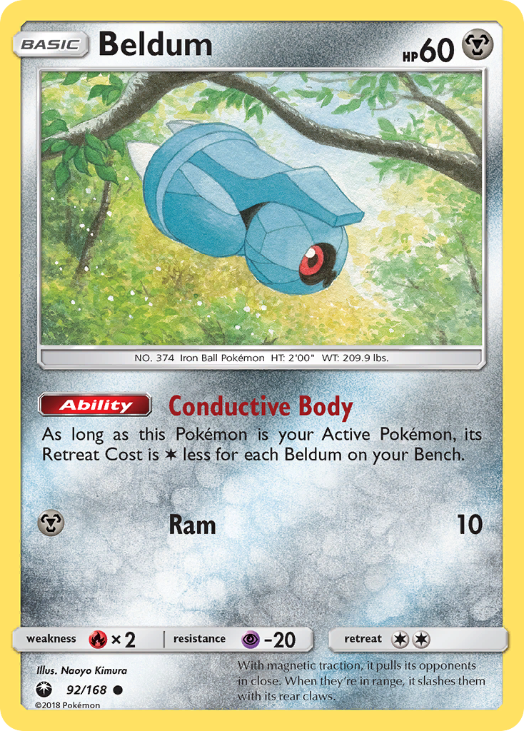 Beldum (92/168) [Sun & Moon: Celestial Storm] | Jomio and Rueliete's Cards and Comics