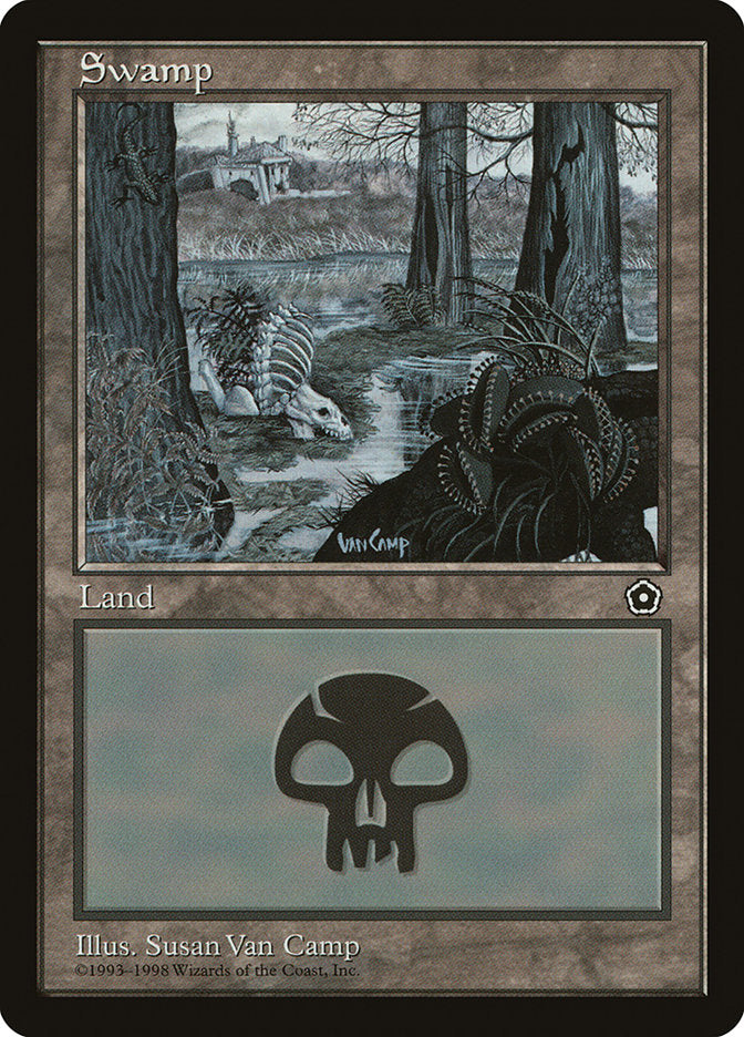 Swamp (Signature Centered) [Portal Second Age] | Jomio and Rueliete's Cards and Comics