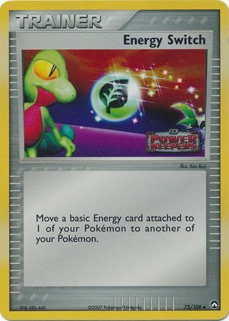 Energy Switch (75/108) (Stamped) [EX: Power Keepers] | Jomio and Rueliete's Cards and Comics