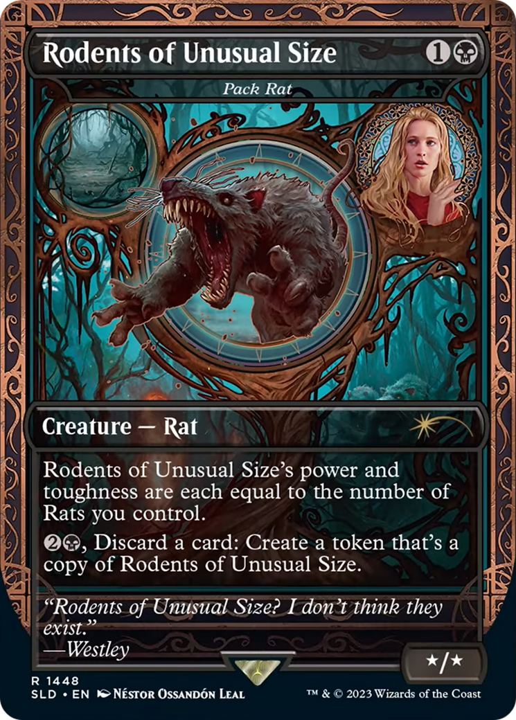 Rodents of Unusual Size - Pack Rat [Secret Lair Drop Series] | Jomio and Rueliete's Cards and Comics