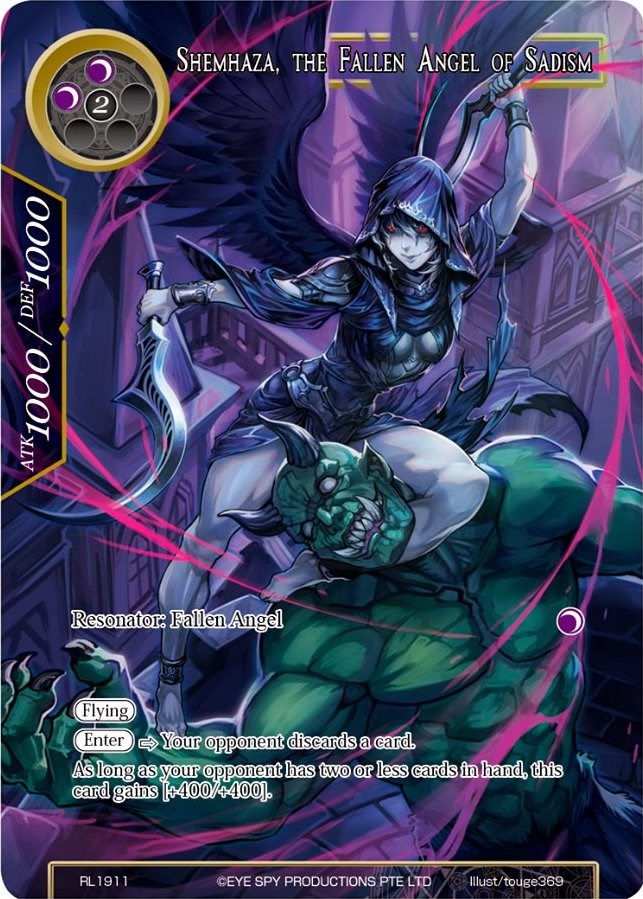 Shemhaza, the Fallen Angel of Sadism (RL1911) [Promo Cards] | Jomio and Rueliete's Cards and Comics