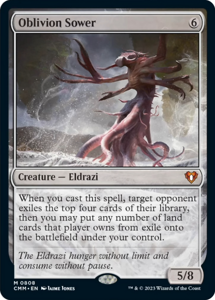 Oblivion Sower [Commander Masters] | Jomio and Rueliete's Cards and Comics
