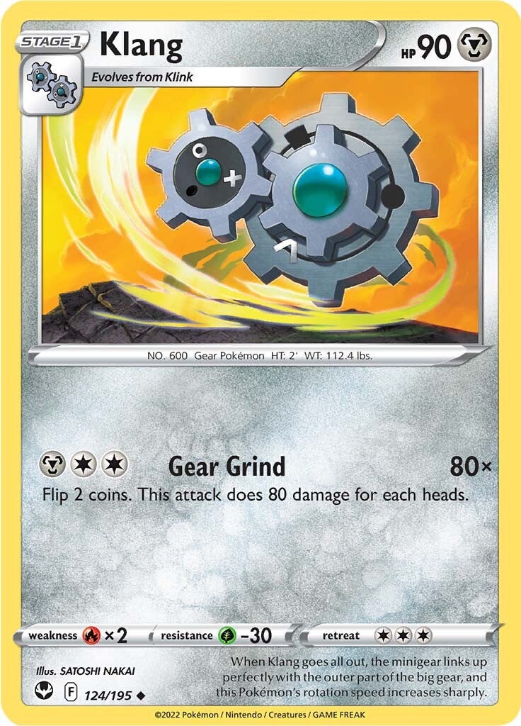 Klang (124/195) [Sword & Shield: Silver Tempest] | Jomio and Rueliete's Cards and Comics