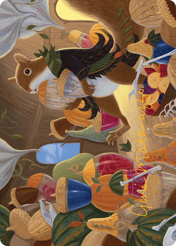 Stocking the Pantry Art Card (Gold-Stamped Signature) [Bloomburrow Art Series] | Jomio and Rueliete's Cards and Comics