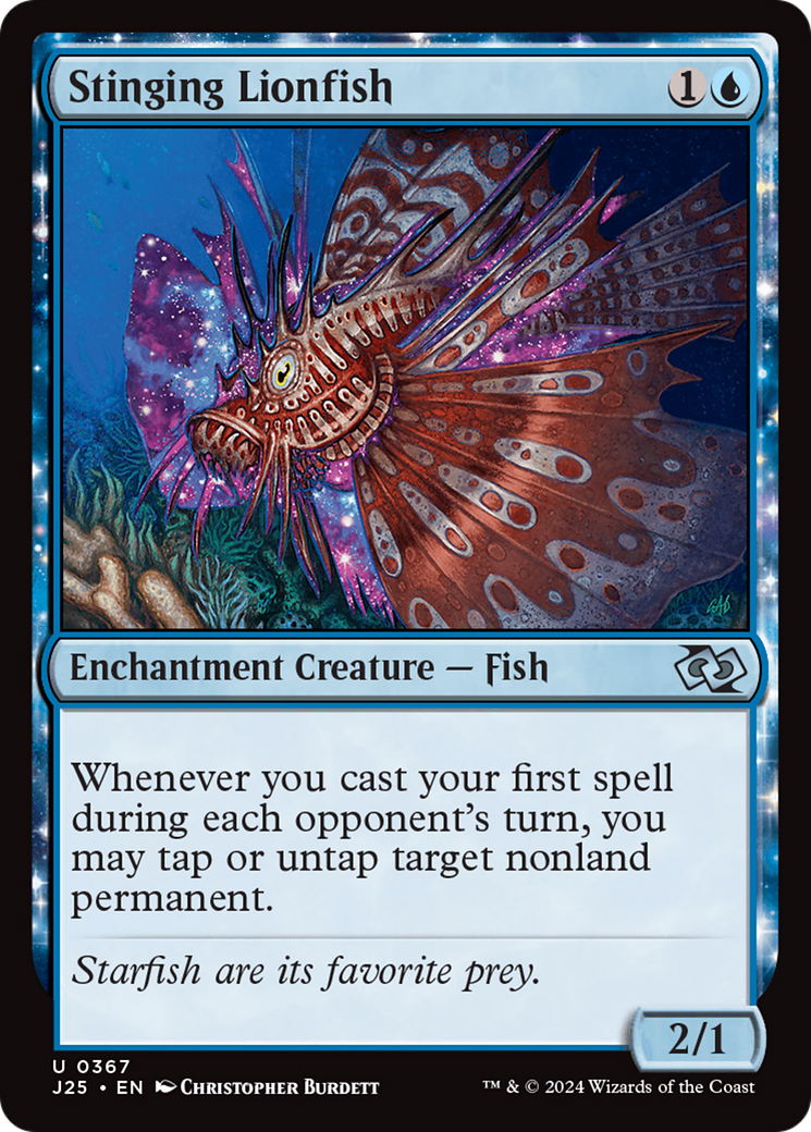 Stinging Lionfish [Foundations Jumpstart] | Jomio and Rueliete's Cards and Comics
