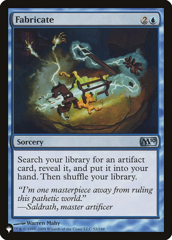 Fabricate [The List] | Jomio and Rueliete's Cards and Comics