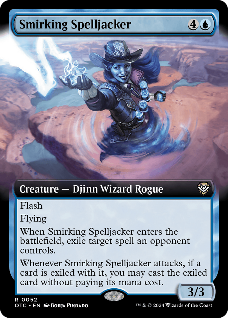 Smirking Spelljacker (Extended Art) [Outlaws of Thunder Junction Commander] | Jomio and Rueliete's Cards and Comics