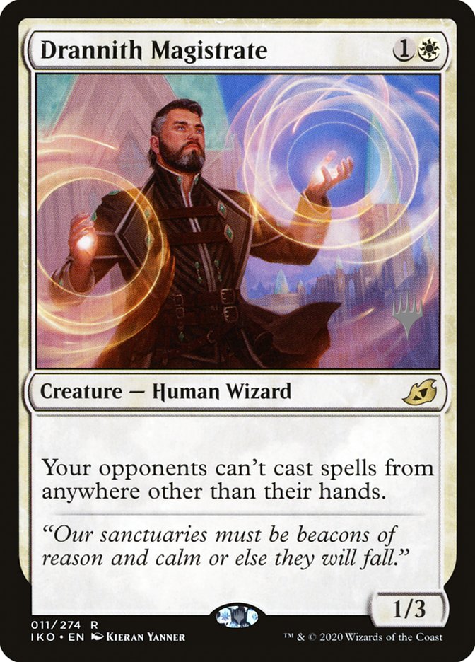 Drannith Magistrate (Promo Pack) [Ikoria: Lair of Behemoths Promos] | Jomio and Rueliete's Cards and Comics