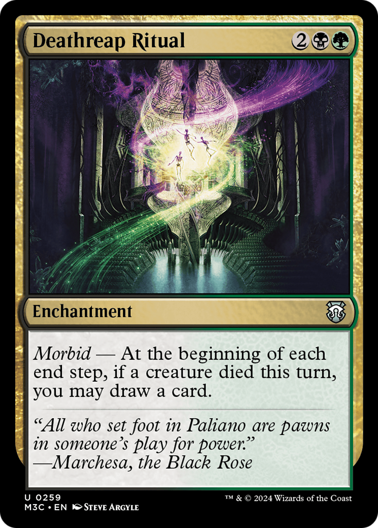 Deathreap Ritual (Ripple Foil) [Modern Horizons 3 Commander] | Jomio and Rueliete's Cards and Comics