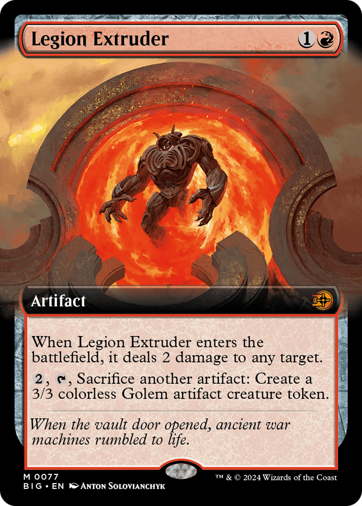 Legion Extruder (Extended Art) [Outlaws of Thunder Junction: The Big Score] | Jomio and Rueliete's Cards and Comics