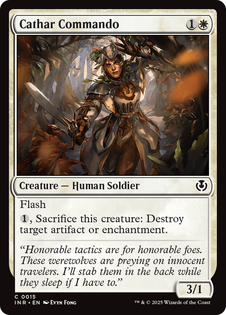 Cathar Commando [Innistrad Remastered] | Jomio and Rueliete's Cards and Comics