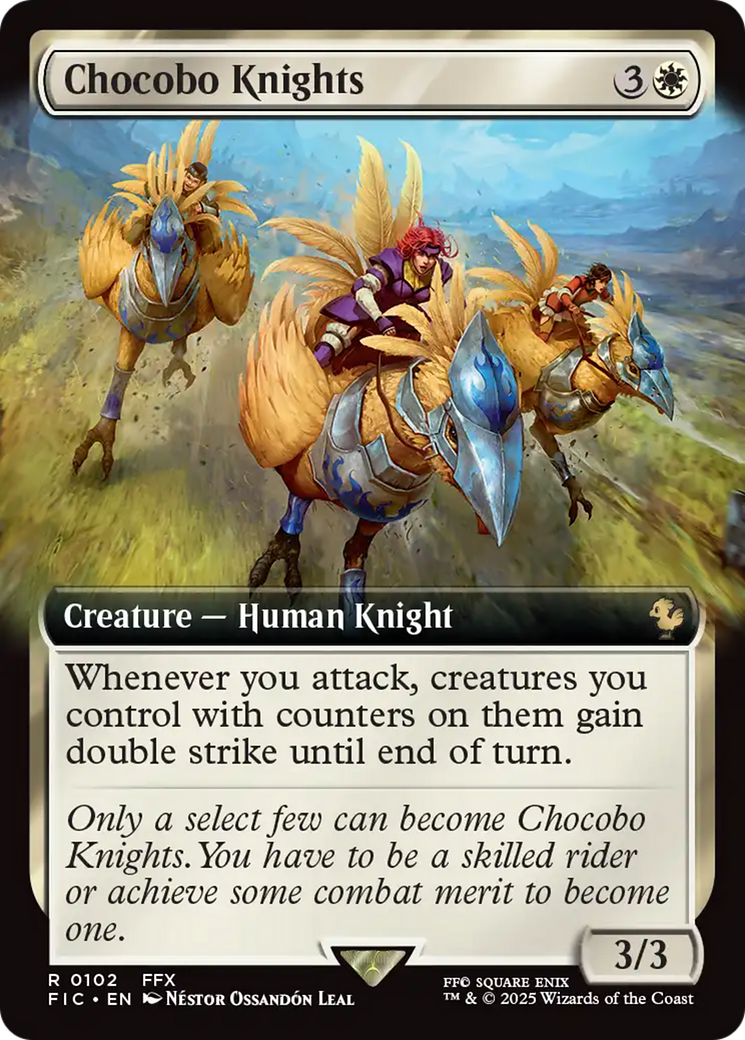 Chocobo Knights (Extended Art) [FINAL FANTASY Commander] | Jomio and Rueliete's Cards and Comics