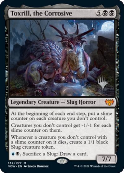 Toxrill, the Corrosive (Promo Pack) [Innistrad: Crimson Vow Promos] | Jomio and Rueliete's Cards and Comics