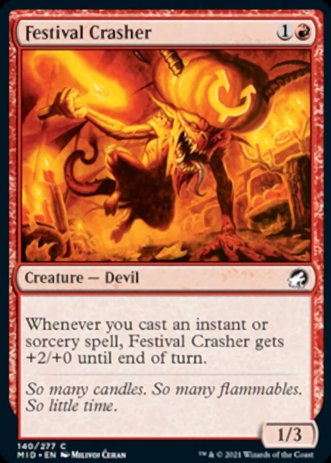 Festival Crasher [Innistrad: Midnight Hunt] | Jomio and Rueliete's Cards and Comics