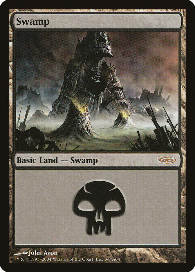 Swamp (3) [Arena League 2004] | Jomio and Rueliete's Cards and Comics