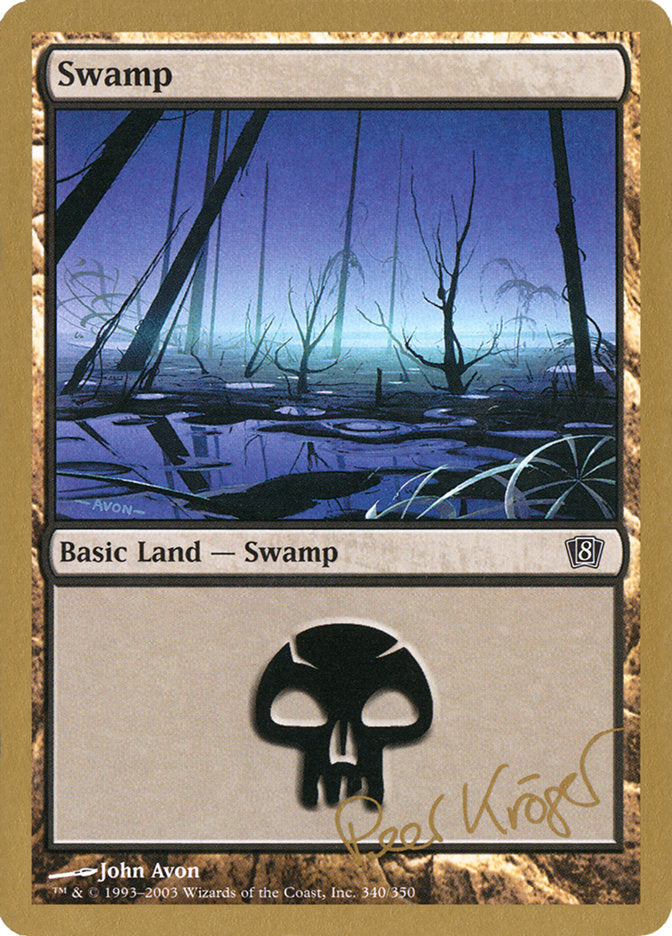 Swamp (pk340) (Peer Kroger) [World Championship Decks 2003] | Jomio and Rueliete's Cards and Comics