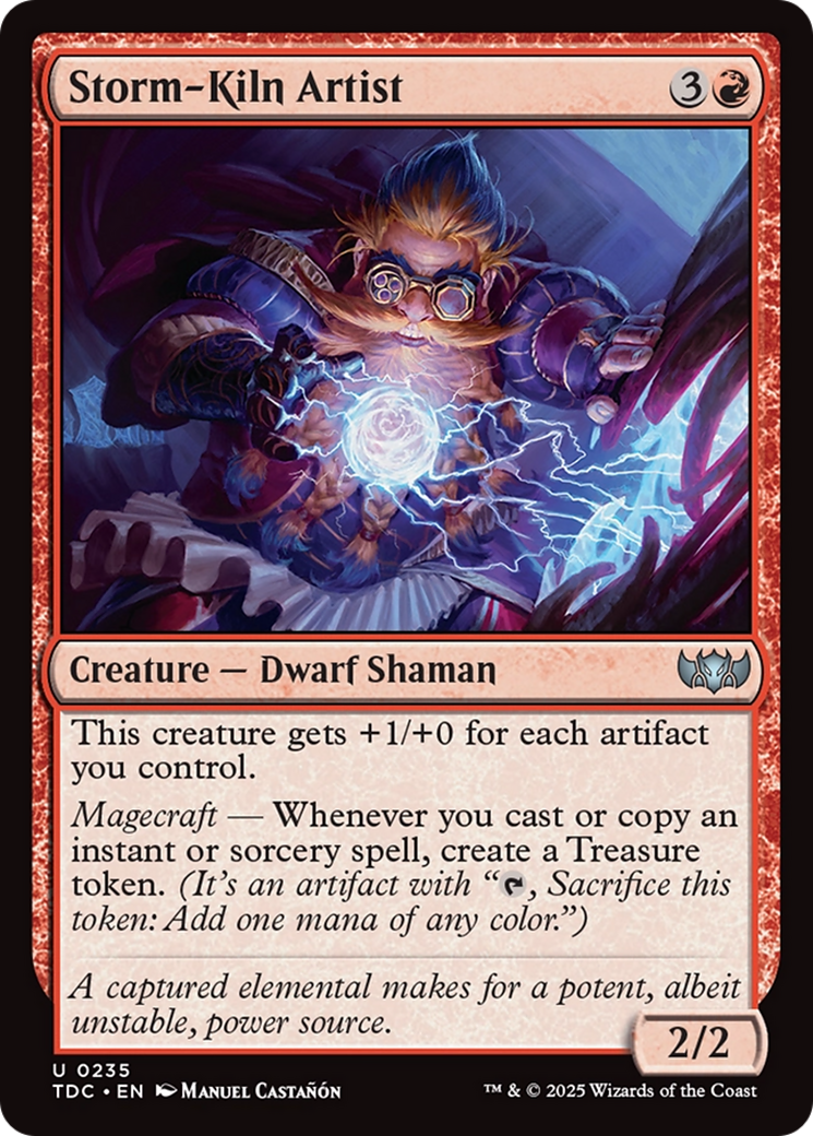 Storm-Kiln Artist [Tarkir: Dragonstorm Commander] | Jomio and Rueliete's Cards and Comics