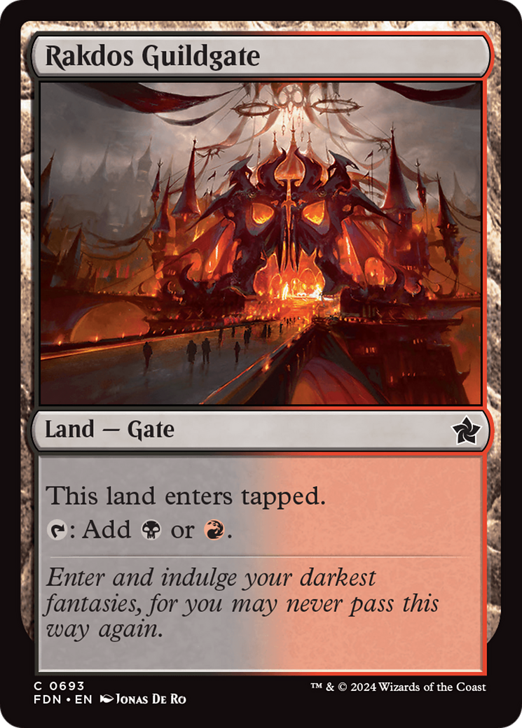 Rakdos Guildgate [Foundations] | Jomio and Rueliete's Cards and Comics