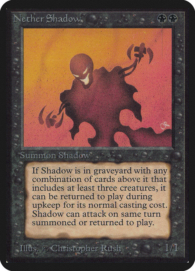 Nether Shadow [Alpha Edition] | Jomio and Rueliete's Cards and Comics
