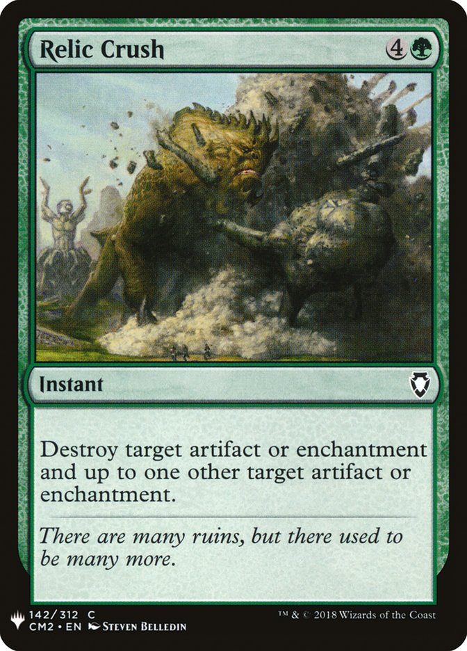 Relic Crush [Mystery Booster] | Jomio and Rueliete's Cards and Comics