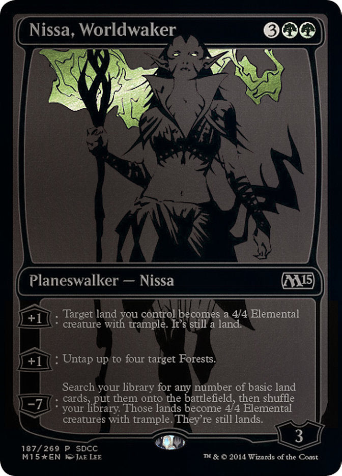 Nissa, Worldwaker [San Diego Comic-Con 2014] | Jomio and Rueliete's Cards and Comics