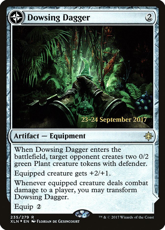 Dowsing Dagger // Lost Vale [Ixalan Prerelease Promos] | Jomio and Rueliete's Cards and Comics