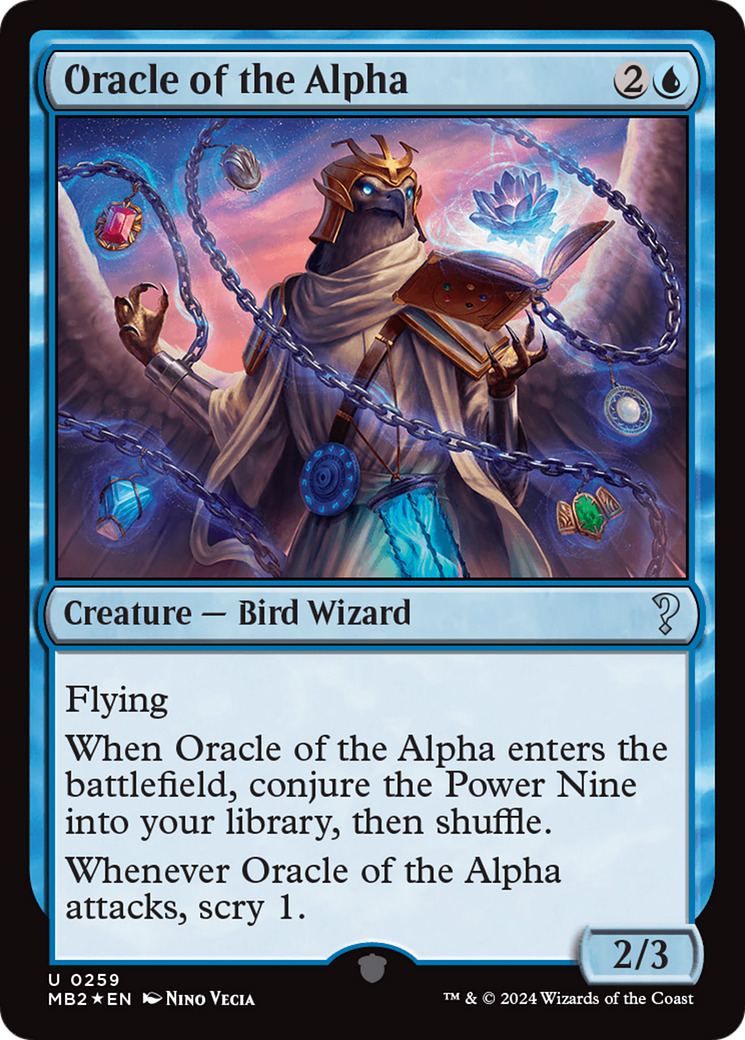 Oracle of the Alpha [Mystery Booster 2] | Jomio and Rueliete's Cards and Comics