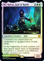 Halvar, God of Battle // Sword of the Realms [Kaldheim Prerelease Promos] | Jomio and Rueliete's Cards and Comics