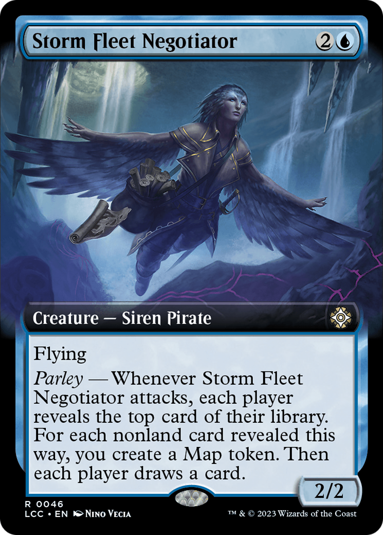 Storm Fleet Negotiator (Extended Art) [The Lost Caverns of Ixalan Commander] | Jomio and Rueliete's Cards and Comics