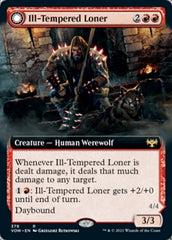 Ill-Tempered Loner // Howlpack Avenger (Extended Art) [Innistrad: Crimson Vow] | Jomio and Rueliete's Cards and Comics