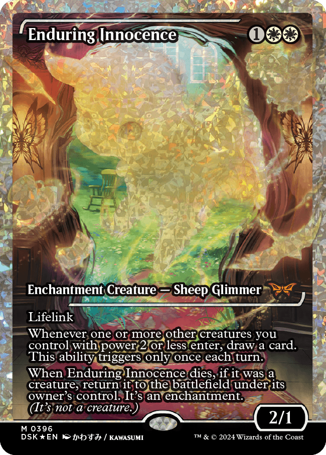 Enduring Innocence (Japan Showcase Fracture Foil) [Duskmourn: House of Horror] | Jomio and Rueliete's Cards and Comics