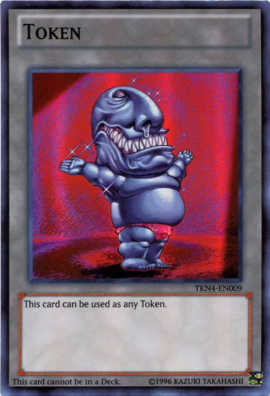 Ojama Token (Black) [TKN4-EN009] Super Rare | Jomio and Rueliete's Cards and Comics