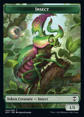 Ogre // Insect Double-Sided Token [Streets of New Capenna Commander Tokens] | Jomio and Rueliete's Cards and Comics